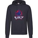 Fuglebakken Basket Big Logo Hoody Navy