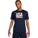 NIKE USAB Team USA Practice T/S Navy