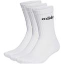 ADIDAS Linear Crew Socks 3-Pack White