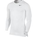 NIKE Pro White Long-Sleeve Shirt