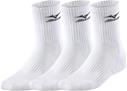 MIZUNO 3 Pack Socks White