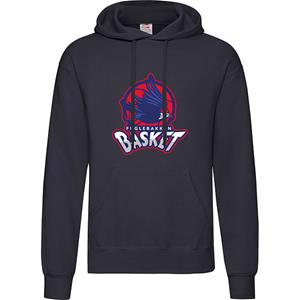 Fuglebakken Basket Big Logo Hoody Navy