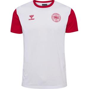 HUMMEL DBU Fan 24 Block Tee White/red