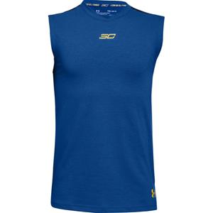 UA CURRY SC30 Tanktop Royal Jr.