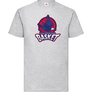 Fuglebakken Basket Big Logo T/S Grå