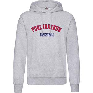 Fuglebakken Basket Logo Hoody Grå