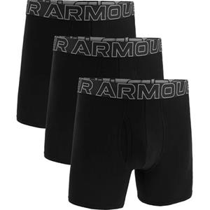 UA Performance Cotton Boxer 3-Pack Black