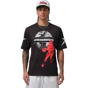 JORDAN Graphic Globe Tee Black