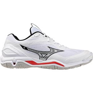 MIZUNO Stealth 6 - White/Black/Fiery Red