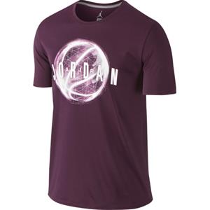 JORDAN B Ball Bordeaux Tee