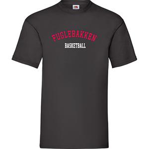 Fuglebakken Basket Logo T/S Sort