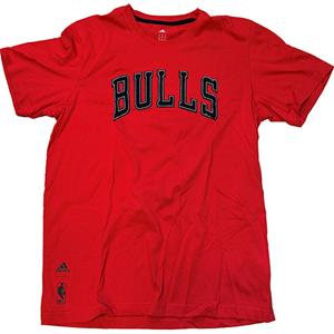 ADIDAS Bulls Washed Tee Red