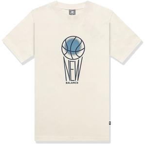 New Balance Hoops Graphic T/S White