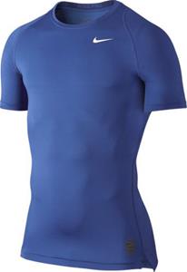 NIKE Pro Cool Short-Sleeve Blue Top