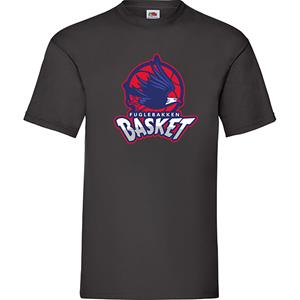 Fuglebakken Basket Big Logo T/S Sort