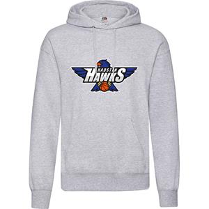 Hadsten Hawks Big Logo Hoody Grå