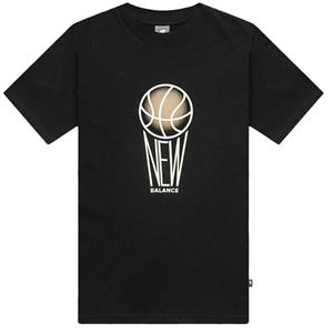 New Balance Hoops Graphic T/S Black