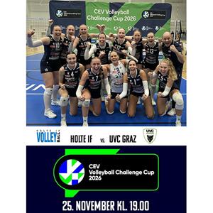 Holte vs. UVC Graz (Østrig)Early Bird (-33% Rabat)